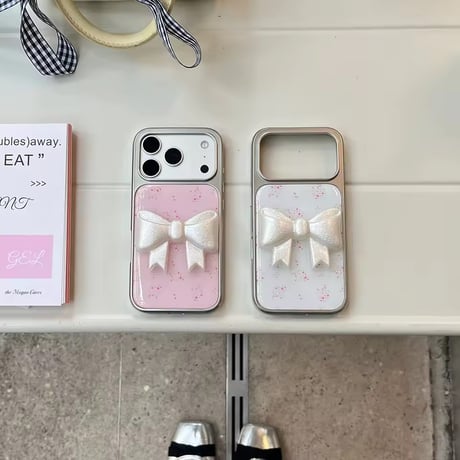 S75212 クラシカルリボン ガーリーiPhoneケース