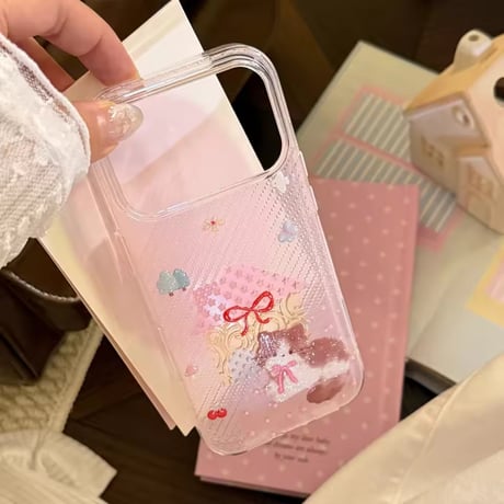 S75566 ドーリーハウスキャット iPhoneケース