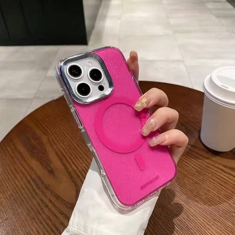 【即納商品】S74605 グリッタークリアMagSafe対応iPhoneケース
