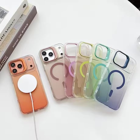 K23082 カラーフレームMagSafe対応iPhoneケース