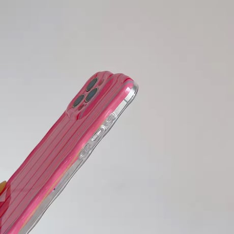 S74991 カラフルストライプ iPhoneケース