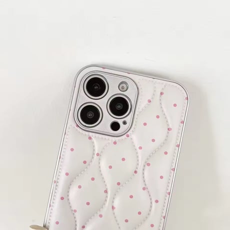 S75043 キルティングドット iPhoneケース