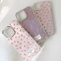 【即納商品】S73974 きらめきローズのピンクグラデiPhoneケース