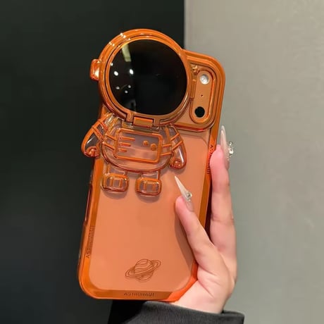 K22985 宇宙飛行士スタンド付き iPhoneケース
