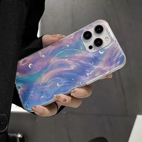 S75067 シャイニングウェーブ iPhoneケース