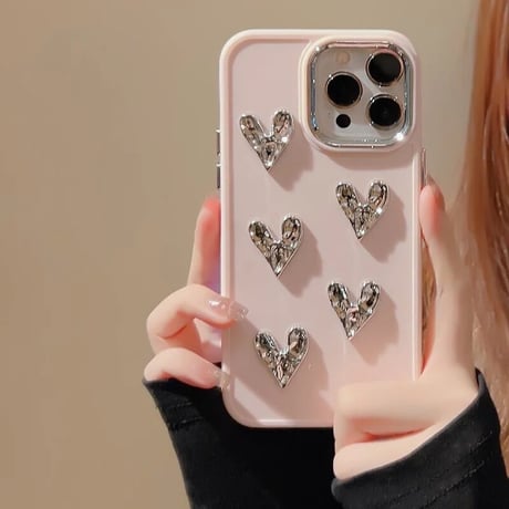 S73813  SILVER LOVE - キラキラ輝く大人可愛いiphoneケース