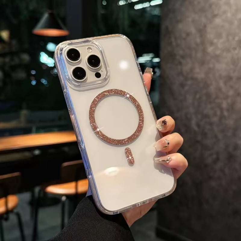 L62219 きらきらサークルMagSafe対応iPhoneケース | nanomita