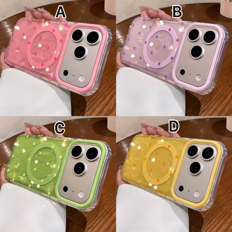 S75658     キャンディドット iPhoneケース