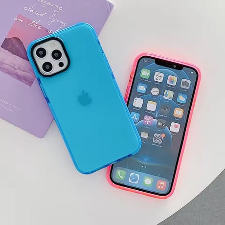 S75407 ネオンカラーフレームiPhoneケース