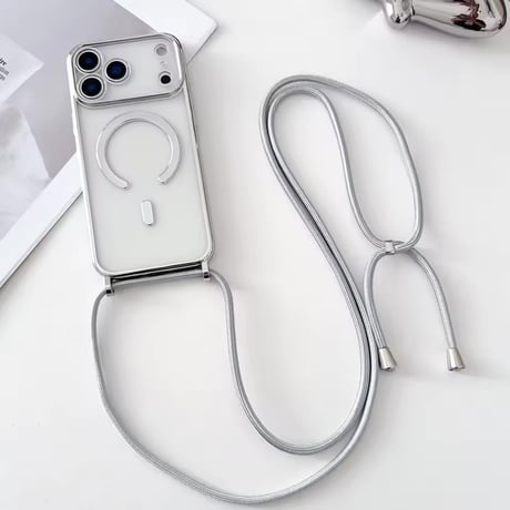 K22977 MagSafe対応 ショルダーストラップ付き iPhoneケース