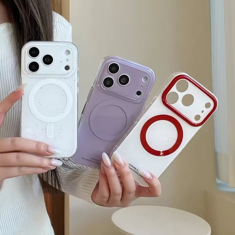S75393 バイカラーリング MagSafe対応iPhoneケース