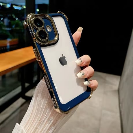 L62104 メタルエッジクリア iPhoneケース