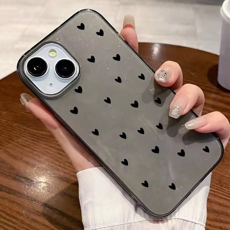 S75264 きらめきハートクリアiPhoneケース