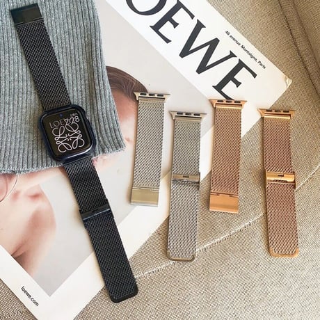 N00090 シンプルメッシュ Apple Watchバンド