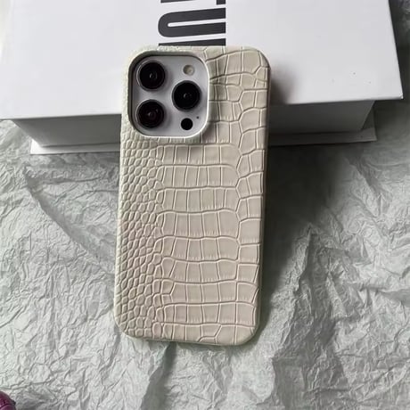 S74962 エレガントクロコ調 iPhoneケース