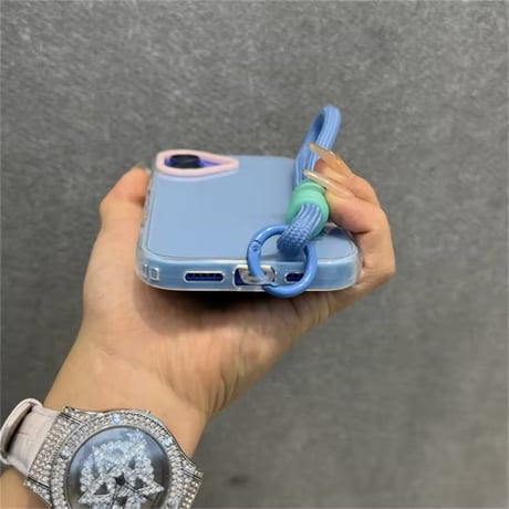 K22694 ポップカラーストラップ付きケース