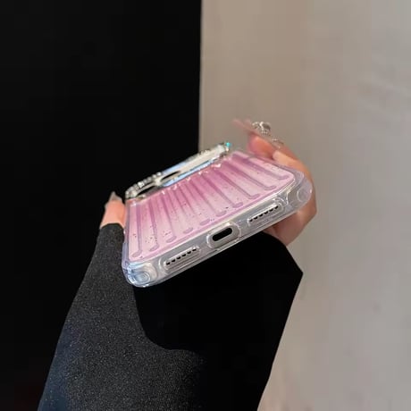 S75130 グラデキラめき iPhoneケース