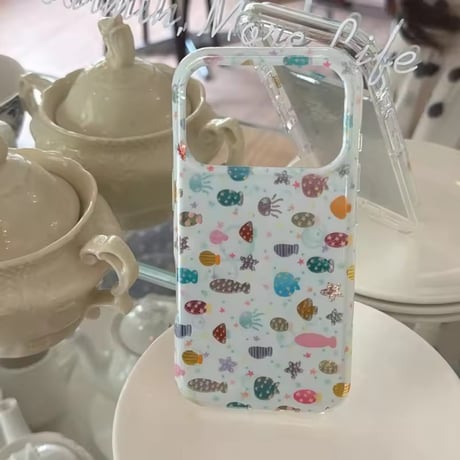 S75690 海のなかまたちiPhoneケース