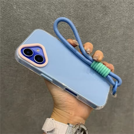 K22694 ポップカラーストラップ付きケース
