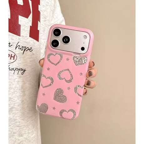 S75685 キラめきハートスター iPhoneケース