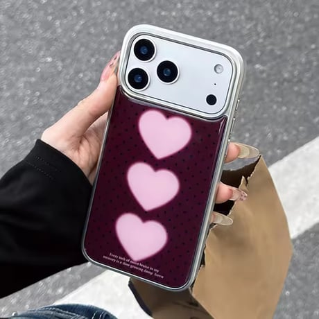 S75476 ハートラインiPhoneケース