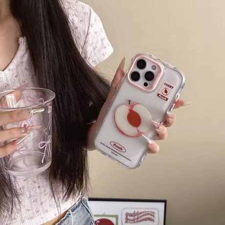 S74687 ぷっくりフルーツiPhoneケース