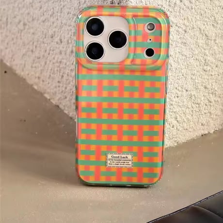 S75188 グッドラックチェック iPhoneケース