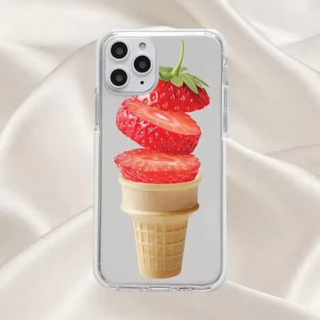 S74365 ポップデザイン クリア iPhoneケース