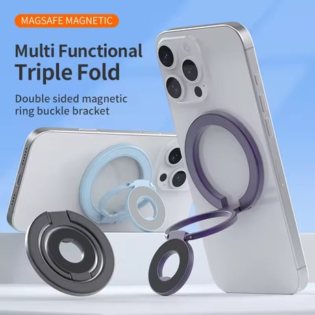 P0401 カラフルリングスタンド MagSafeグリップ