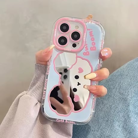 K22957 Boom Bunny ミラー iPhoneケース