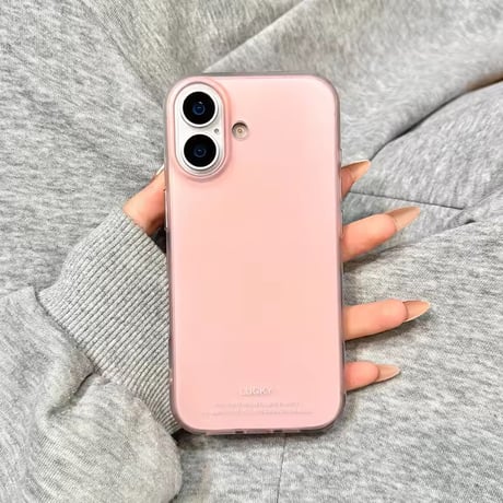 L62479 ミルキーカラー マット iPhoneケース