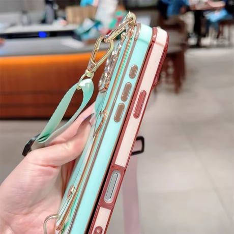 K22771 ハートショルダー付きiPhoneケース