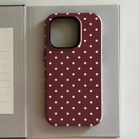 S75225 レトロドット＆パターン iPhoneケース