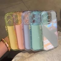 S74707 パステルクリアバンパーiPhoneケース