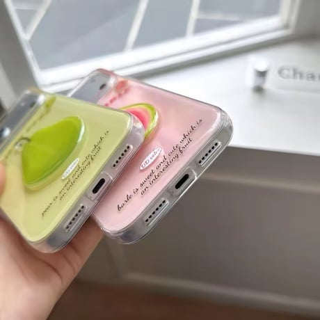 S75655 ぷっくりフルーツモチーフ iPhoneケース