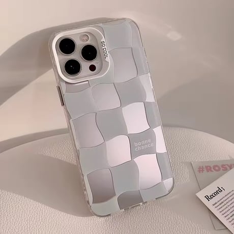 S75567 ニュアンスチェッカーフラッグ iPhoneケース