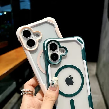 L62096 エッジカラーバンパー MagSafe対応 iPhoneケース