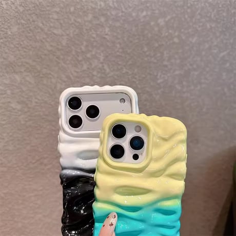 S75288 うねうねグラデーションiPhoneケース