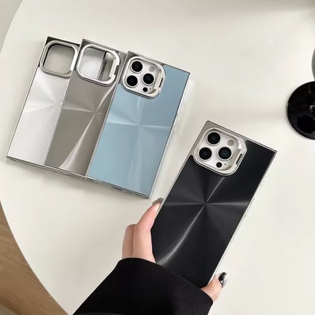 S74743 Shine Plate Mirror iPhoneケース