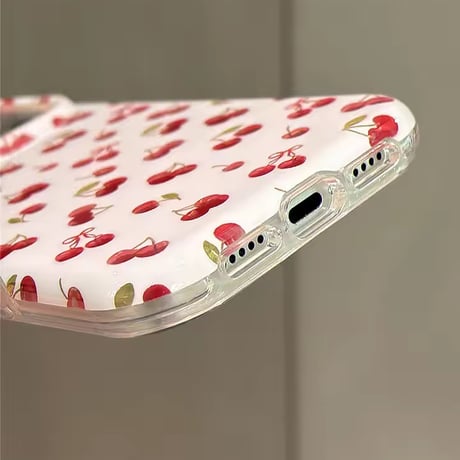 S75563 チェリードットガーリー iPhoneケース