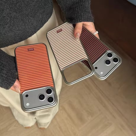 S75217 ミニマルストライプ iPhoneケース