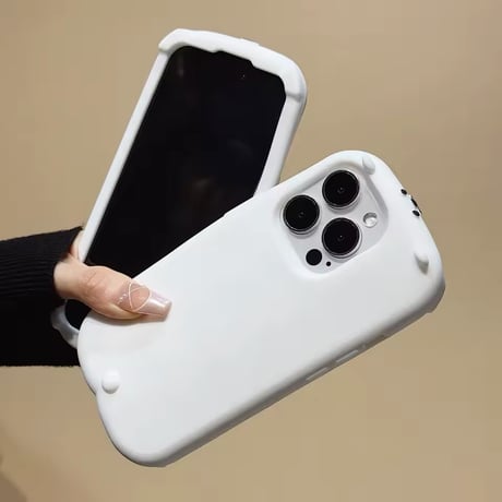 S74644 つぶらなシロクマフェイス iPhoneケース