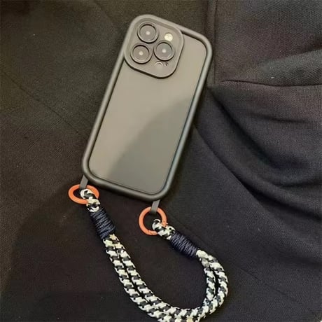 K23059 アクティブバイカラー ショルダーiPhoneケース