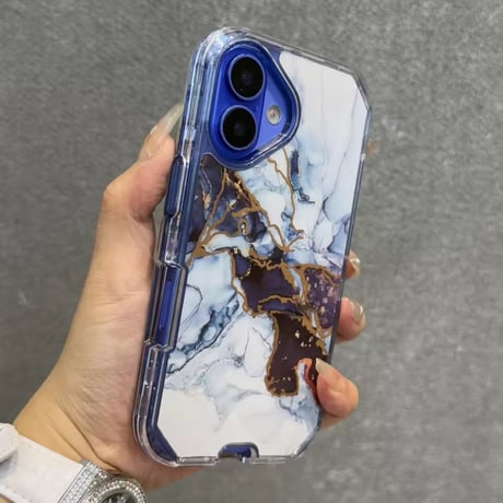 S74896 ラグジュアリーマーブルストーン iPhoneケース