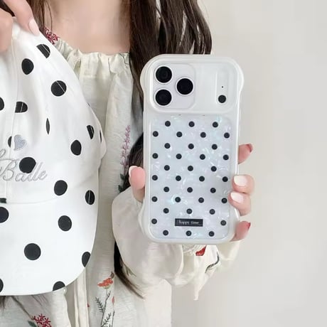 S75576 オーロラドット＆ハート iPhoneケース