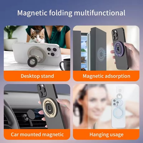 P0401 カラフルリングスタンド MagSafeグリップ