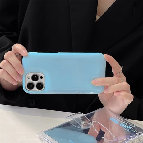 S74237 つるんとグロッシーカラー iPhoneケース