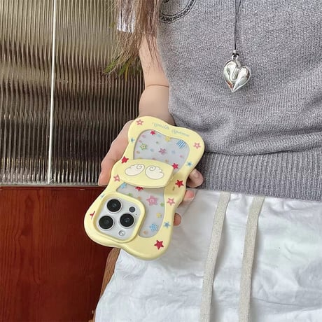 K22850 エンジェルウィングスタンド付きiPhoneケース
