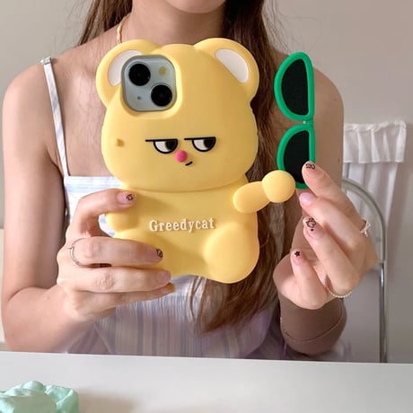 S74920 サングラスベア iPhoneケース