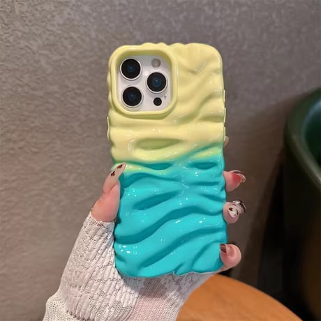 S75288 うねうねグラデーションiPhoneケース